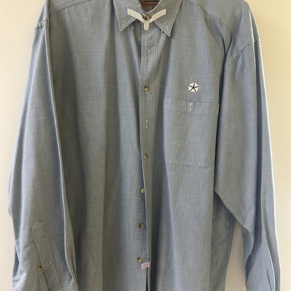 Classic Blue Button-Down Shirt